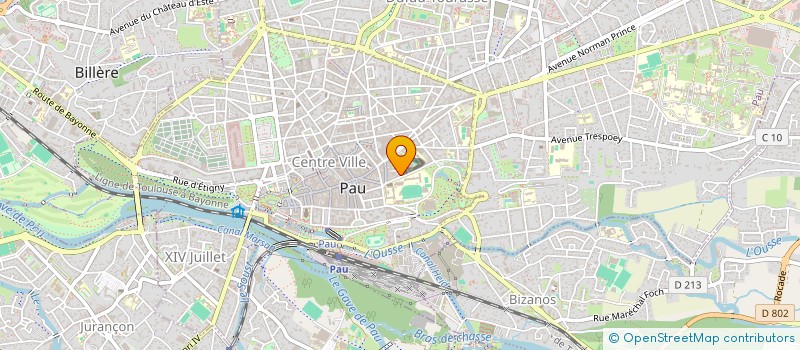 localisation de l'entreprise EI&FP  LACQ