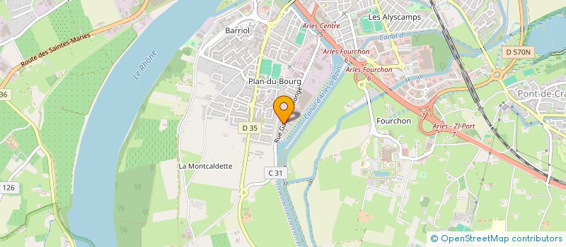 localisation de l'entreprise EI ISMAILIA à ARLES