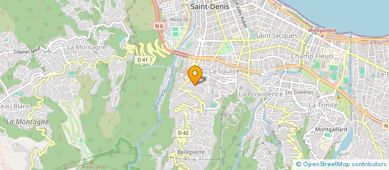 localisation de l'entreprise EI ORDONNEAU - PAUTONNIER à SAINT-DENIS