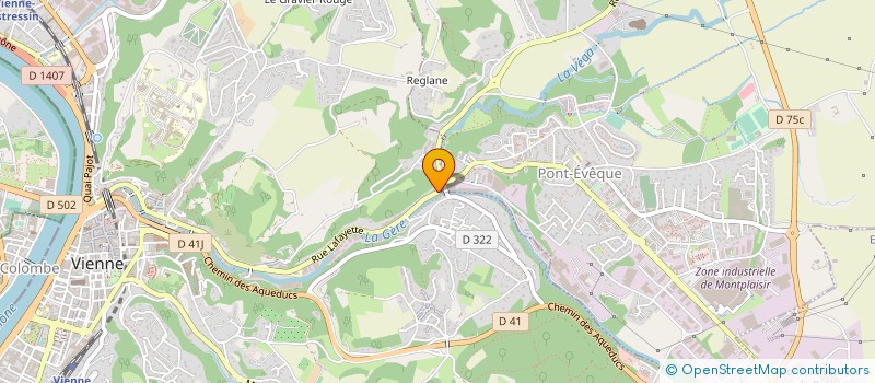 localisation de l'entreprise EI PHARMA à VIENNE