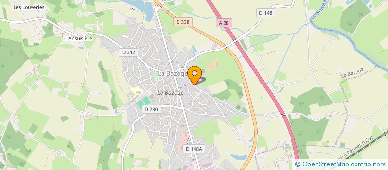 localisation de l'entreprise EI.SEINM  LA BAZOGE