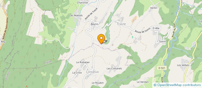 localisation de l'entreprise EI2A à LOISIEUX
