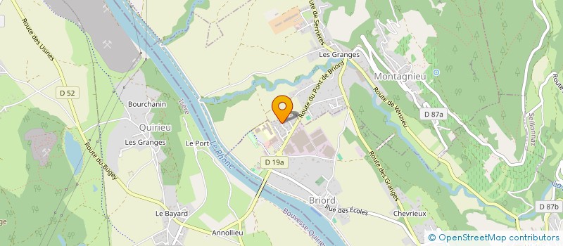 localisation de l'entreprise EI2E à BRIORD