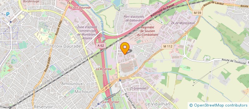 localisation de l'entreprise EI2T INTERIM à TOULOUSE