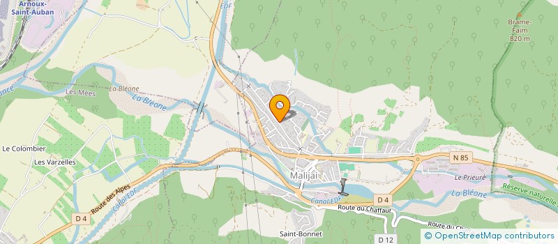 localisation de l'entreprise EIA  SAINT-GENIEZ