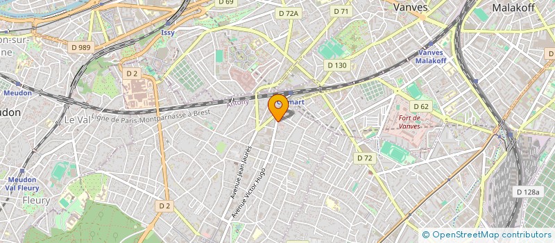 localisation de l'entreprise EIA MOTEURS à CLAMART