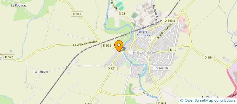 localisation de l'entreprise EIAB à ILLIERS-COMBRAY