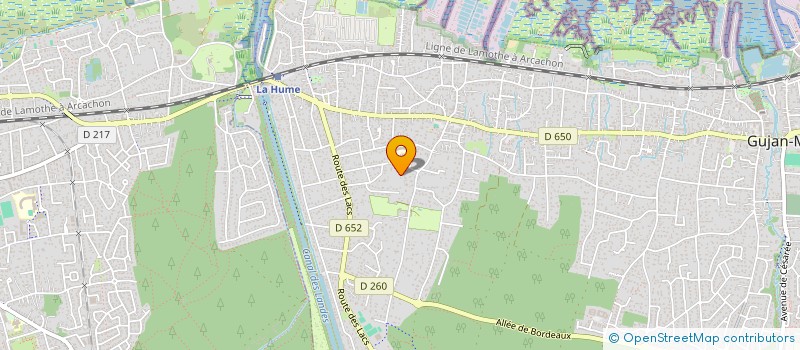 localisation de l'entreprise EIBA à GUJAN-MESTRAS