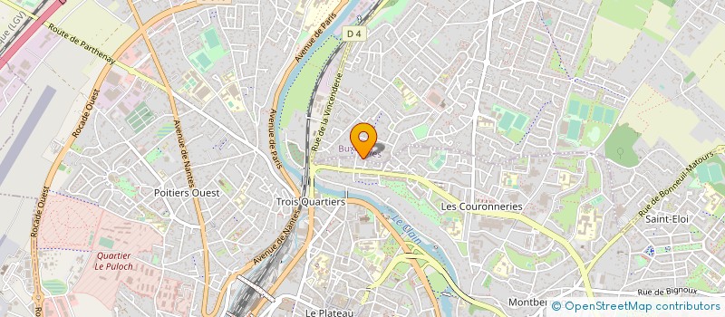 localisation de l'entreprise EIC & ASSOCIES à BUXEROLLES