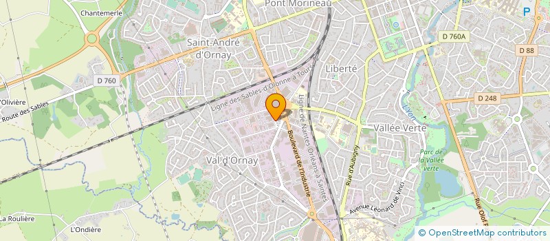 localisation de l'entreprise EIC ATLANTIQUE à LA ROCHE-SUR-YON