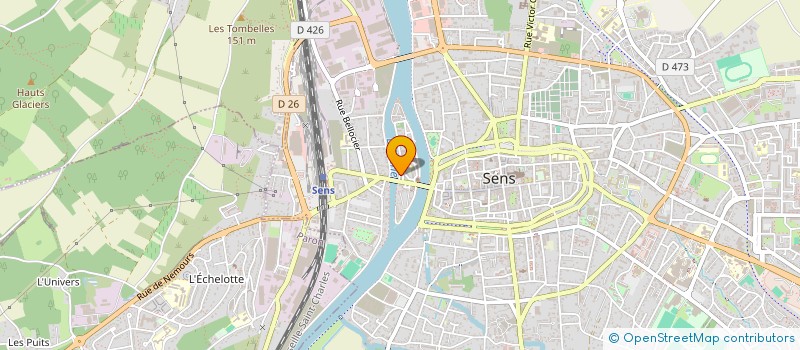 localisation de l'entreprise EIC ECO-LINK CONSEIL à SENS