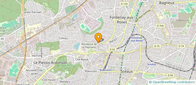 localisation de l'entreprise EICA CONSEIL SAS  FONTENAY-AUX-ROSES