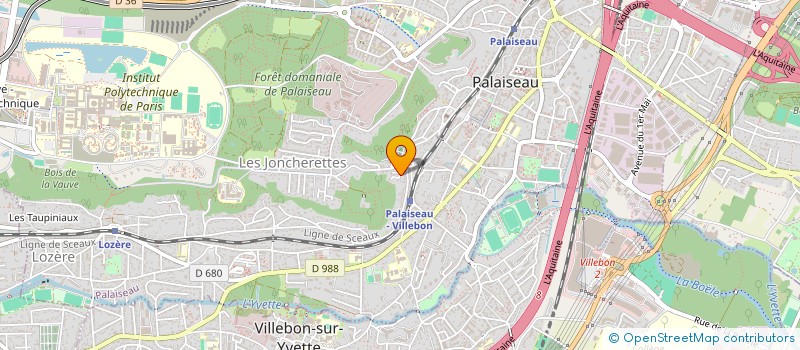localisation de l'entreprise EICAD à PALAISEAU