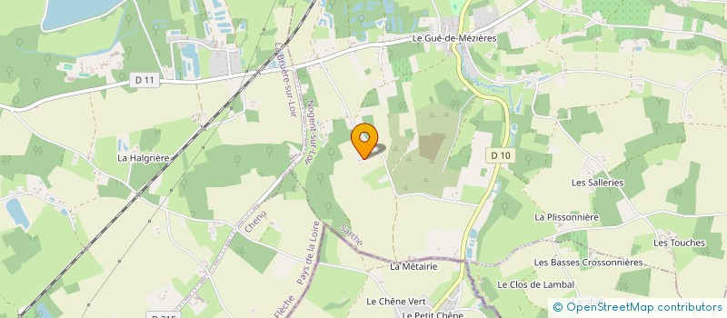 localisation de l'entreprise EICG à NOGENT SUR LOIR