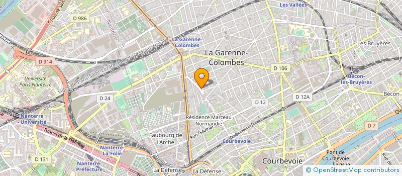 localisation de l'entreprise EICH CONSEIL à LA GARENNE-COLOMBES