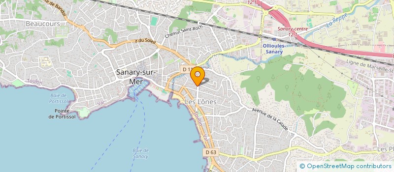 localisation de l'entreprise EICM - INVEST à SIX-FOURS-LES-PLAGES