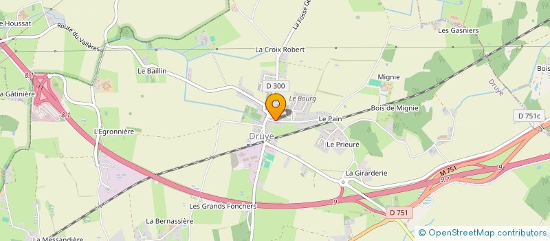 localisation de l'entreprise EICO CONCEPT  DRUYE