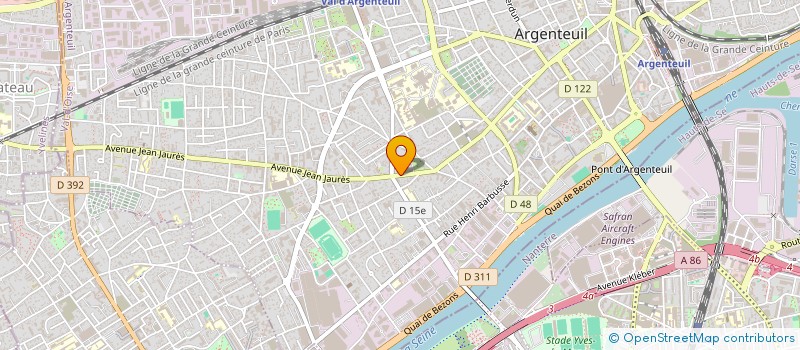 localisation de l'entreprise EID BAT  ARGENTEUIL