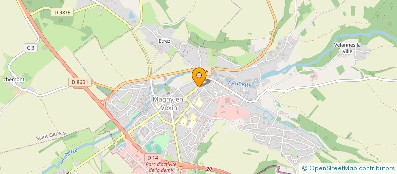 localisation de l'entreprise EIDEN FRANCE  MAGNY-EN-VEXIN