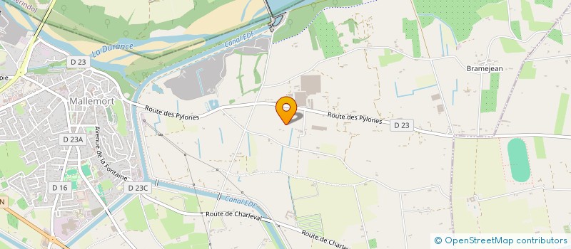 localisation de l'entreprise EIDEN'R  MALLEMORT