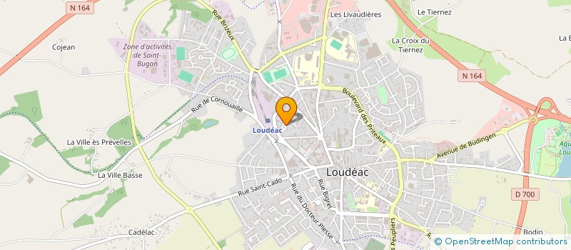 localisation de l'entreprise EIDER à LOUDEAC