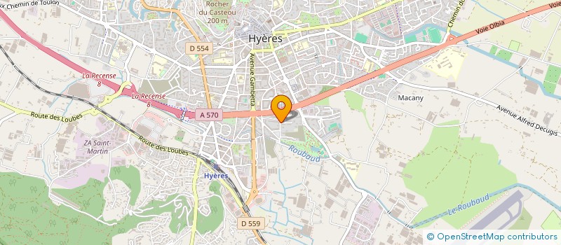 localisation de l'entreprise EIDER à HYERES