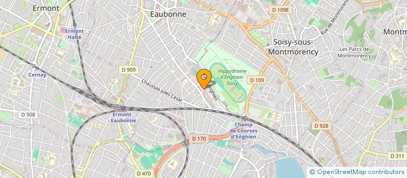 localisation de l'entreprise EIDOS CAPITAL  EAUBONNE