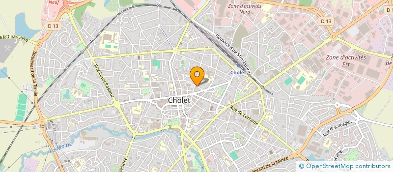 localisation de l'entreprise EIDOS STUDIO à CHOLET