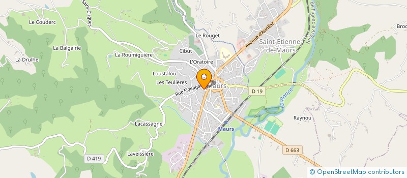 localisation de l'entreprise EIDS LA CHATELLERAIE à MAURS