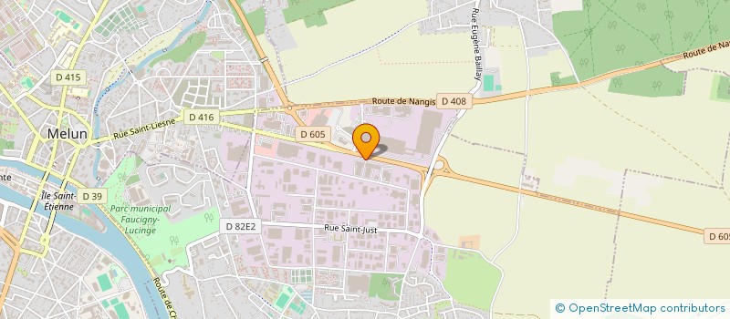 localisation de l'entreprise EIF à VAUX-LE-PENIL