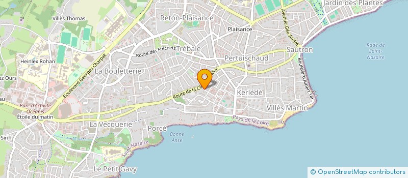 localisation de l'entreprise EIF  SAINT-NAZAIRE