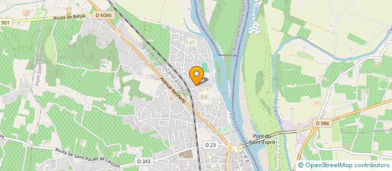 localisation de l'entreprise EIFA  PONT-SAINT-ESPRIT