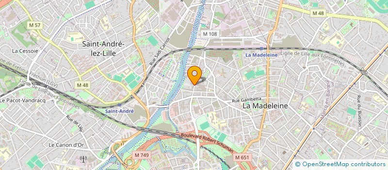 localisation de l'entreprise EIFEL CONSULTANTS & DESIGNS à LA MADELEINE