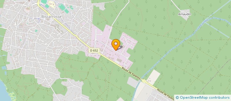 localisation de l'entreprise EIFFAGE ENERGIE SYSTEMES - AQUITAINE  BISCARROSSE