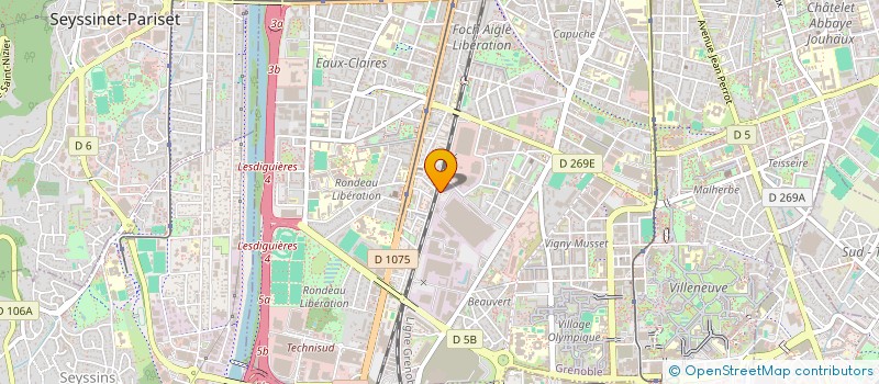 localisation de l'entreprise EIFFAGE ENERGIE SYSTEMES - ARTHESIS DAUPHINE SAVOIE  GRENOBLE