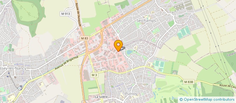 localisation de l'entreprise EIFFAGE ENERGIE SYSTEMES - BOUCHEREZ NANCY à PULNOY