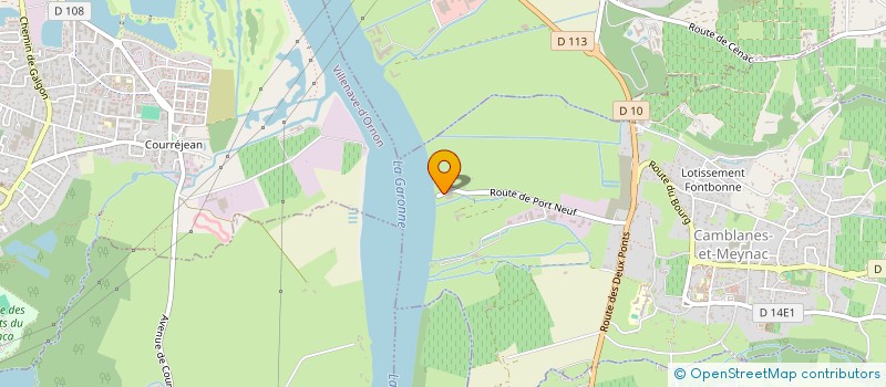 localisation de l'entreprise EIFFAGE ENERGIE SYSTEMES - CASSAGNE  CAMBLANES-ET-MEYNAC