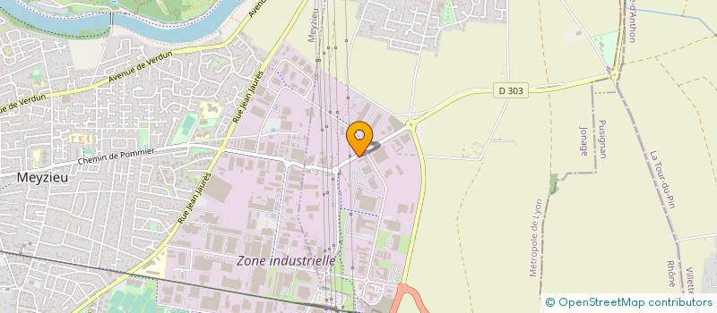 localisation de l'entreprise EIFFAGE ENERGIE SYSTEMES - CLEVIA CENTRE EST  JONAGE