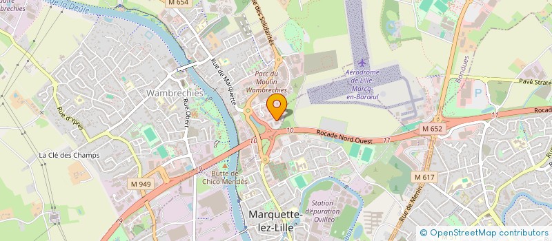 localisation de l'entreprise EIFFAGE ENERGIE SYSTEMES - CLEVIA NORD à WAMBRECHIES