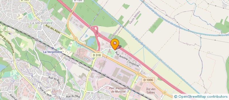 localisation de l'entreprise EIFFAGE ENERGIE SYSTEMES - DYNAE à VILLEFONTAINE