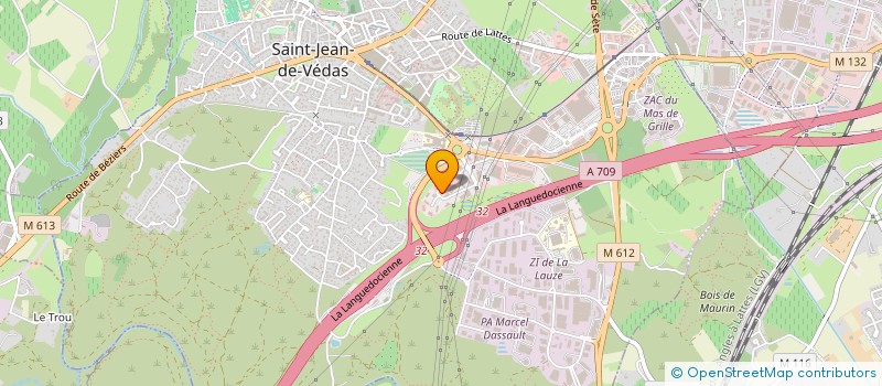 localisation de l'entreprise EIFFAGE ENERGIE SYSTEMES - IPERION à SAINT-JEAN-DE-VEDAS