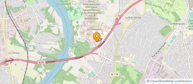 localisation de l'entreprise EIFFAGE ENERGIE SYSTEMES - LOIRE OCEAN à NANTES