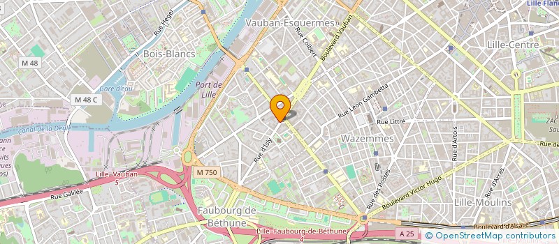 localisation de l'entreprise EIFFAGE ENERGIE SYSTEMES - NORD  LILLE