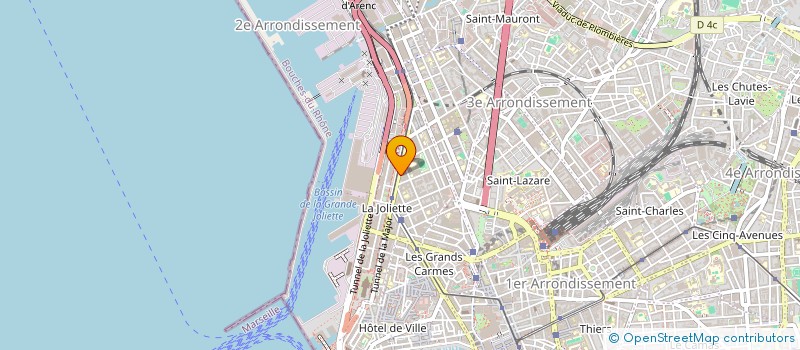 localisation de l'entreprise EIFFAGE ENERGIE SYSTEMES - RESEAU MOBILE à MARSEILLE