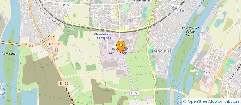 localisation de l'entreprise EIFFAGE ENERGIE SYSTEMES - SEH à CHANTELOUP-LES-VIGNES