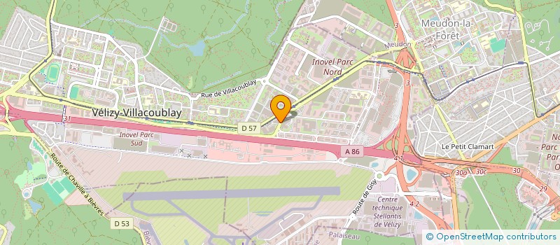 localisation de l'entreprise EIFFAGE IMMOBILIER HORS-SITE  VELIZY-VILLACOUBLAY