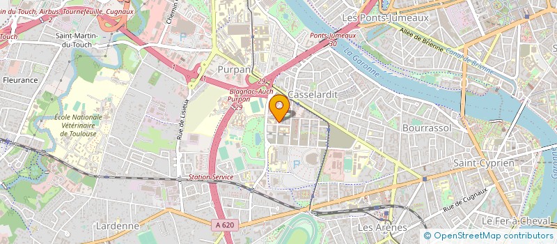 localisation de l'entreprise EIFFAGE IMMOBILIER OCCITANIE à TOULOUSE