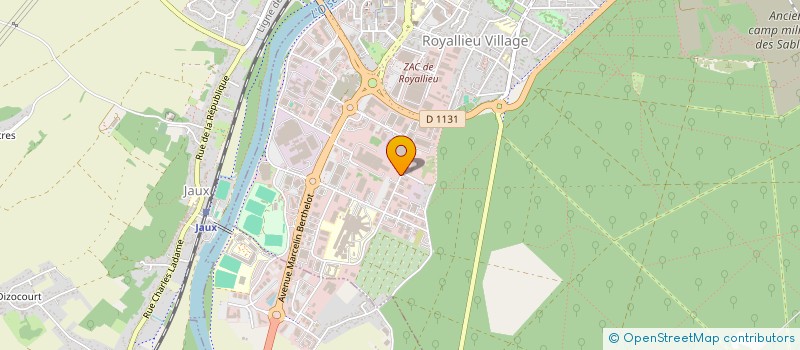 localisation de l'entreprise EIFFAGE IMMOBILIER PICARDIE à COMPIEGNE