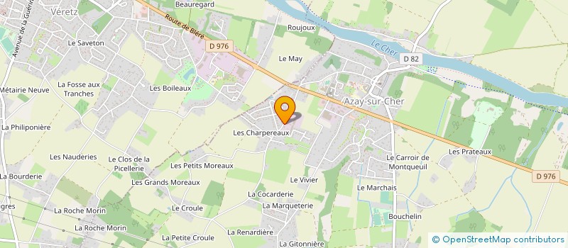 localisation de l'entreprise EIFFAGE RAIL à AZAY-SUR-CHER