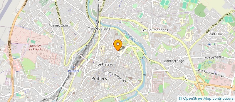 localisation de l'entreprise EIFFEL 15  POITIERS